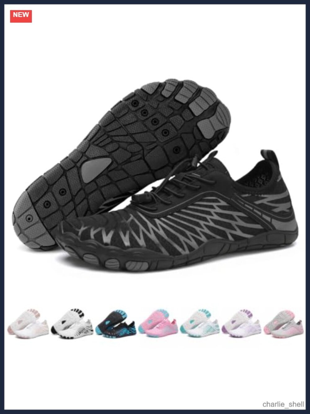 Barefoot Minimalist Water Shoes Wide Toe Box Zero Drop for Hiking Running